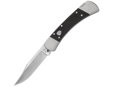 Buck 110 Elite Auto Folding Clip Point Knife, Black - 0110BKSA-B