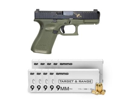 Glock G19 Gen5 MOS BFG Thunder Ranch 9mm Pistol & 500 Rounds of Ammo Inc 9mm 115 Grain Ammo