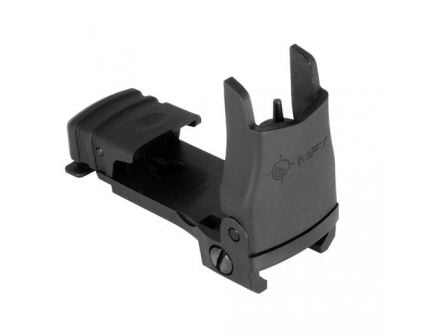 MFT Front Back Up Polymer Flip Up Sight w/Sight Elevation Adjustment, Black - BUPSWFBLK