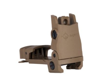 MFT Rear Back Up Polymer Flip Up Sight w/ Windage Adjustment, SDE - BUPSWRSDE