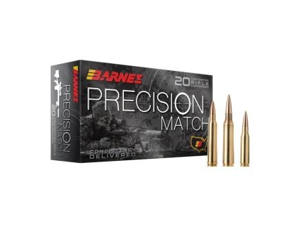 Barnes Precision Match .223 Remington 55 gr OTM BT 20rds