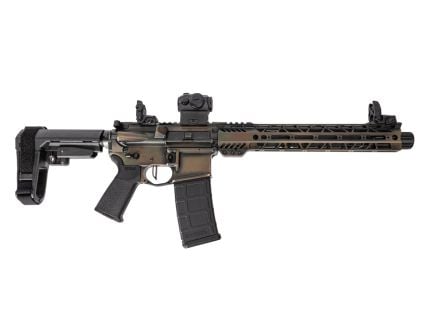PSA Custom 30 0Blackout 10.5" 1/7 Pistol W/PSA Custom Flatbow FCG, Mbus Sights, Romeo 5, Spray Can Camo