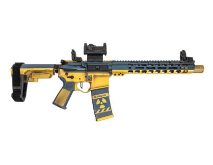 PSA Custom .300 Blackout 10.5" Nitride Pistol W/ PSA Custom Flatbow FCG, Mbus sights, Romeo 7, Wasteland