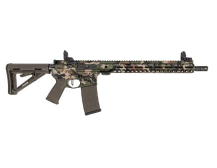 PSA Custom 16" 300AAC Nit Rifle W/ PSA Custom Flatbow FCG - Woodland Camo Green
