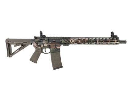 PSA Custom 16" 300AAC 1/8 Nit Rifle W/ PSA Custom Flatbow FCG - Woodland Camo Green