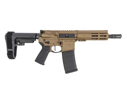 PSA Custom 7.5" .300BLKOUT Pistol W/ PSA Custom Flatbow FCG - Coyote