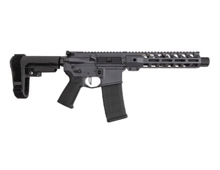 PSA Custom 7.5" 300AAC 1/7 Nit 9" MLOK Moe SBA3 Pistol W/ PSA Custom 3.5lb Flatbow FCG - Gray