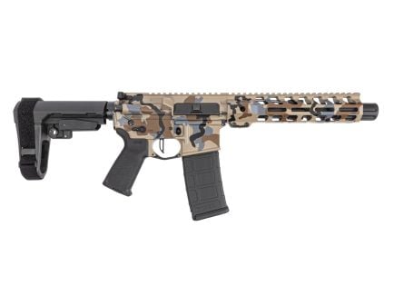 PSA Custom 7.5" .300BLKOUT Pistol W/ PSA Custom Flatbow FCG, Flash Can - Western Rocky Camo