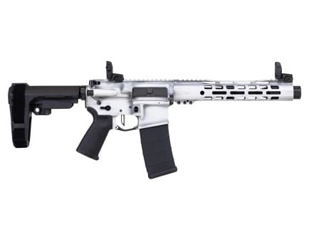 PSA Custom .300 Blackout AAC 8.5 Pistol W/ 10.5 Rail, Flatbow FCG, Magpul Mbus, Urban Snow Fall