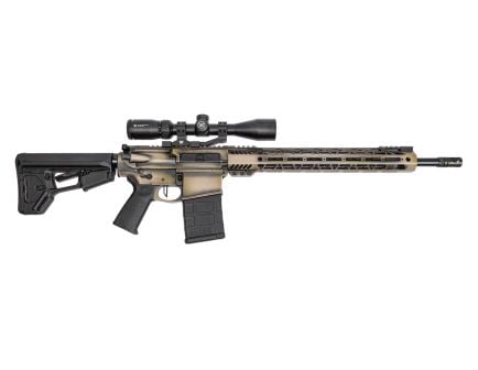 PSA Custom PA10 GEN3 18" .308WIN Rifle-Length 15" Crosscut MLOK Moe Rifle W/ 3.5 Flat Fcg, Spanish Moss