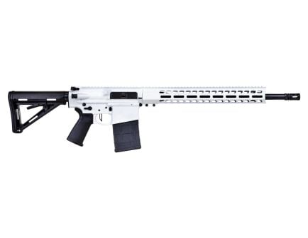 PSA Custom .308 18" Nitride 15" M-Lok Rifle W/3.5lb Flatbow FCG, White Out