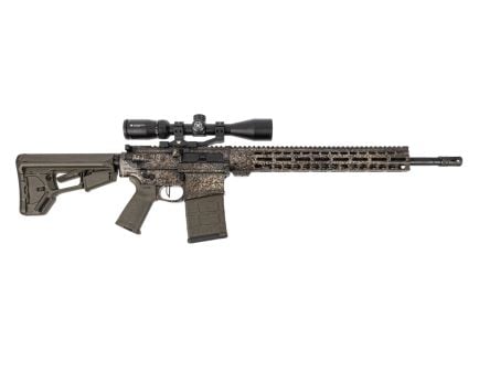 PSA Custom PA10 .308 WIN 18" Rifle W/ PSA Custom Flatbow FCG, Vortex Crossfire II 3-9x40 Scope, Weathered Patina