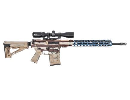 PSA Custom 18" .308 Rifle W/ PSA Custom Flatbow FCG, Vortex Crossfire 3-9x40 Riflescope - 250th