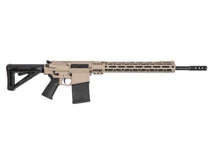 PSA Custom Gen3 PA10 18" Mid-Length .308 1/10 Nitride 15" Mlok Rifle W/ Curved Bow FCG, Tan