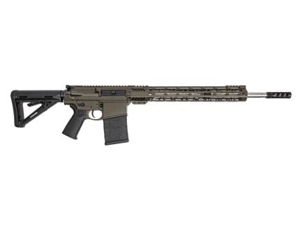 PSA Custom 18" Mid SS SOCOM .308 BBL 1/10 ".308 WIN 1/10 Mlok Rifle W/ Curved Bow FCG, ODG