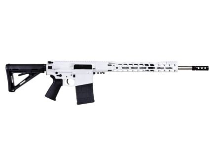 PSA Custom Gen3 PA10 18" Mid-Length .308 WIN 1/10 Stainless Steel 15" Lightweight M-lok Rifle W/ Curved Bow FCG, Snow
