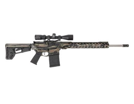 PSA Custom 20" .308 WIN Rifle 1:10 SS W/ PSA Custom Flatbow FCG, Vortex Scope - Tiger Stripe Camo