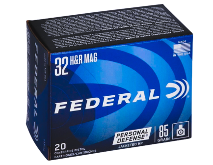 Federal Personal Defense .32 H&R Mag 85 gr 20 Rounds Ammunition - C32HRB