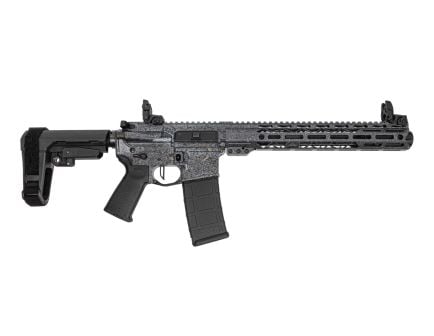 PSA Custom 10.5" 5.56 NATO Pistol W/ 12" Slant Rail, PSA Custom Flatbow FCG, Magpul Mbus Sights, Bedrock