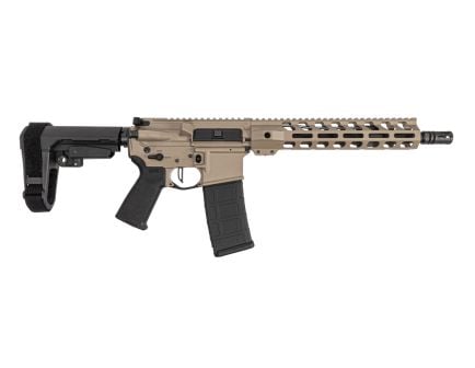 PSA Custom 11.5" 5.56 Nato 1/7 Nit 10" M-Lok W/3.5lb Flatbow FCG - Tan