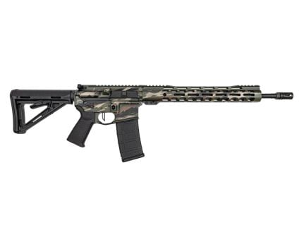 PSA Custom 16" M-Lgth Pencil 5.56 1/7 Nitride 13.5" MLOK Rilfe W/ PSAC 3.5lb Flat, Tigerstripe Camo