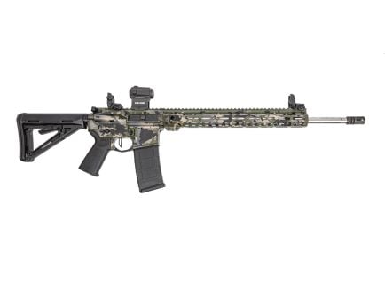 PSA Custom 20" Rifle-Length 5.56 NATO 1/7 SS W/ 15"LtWt M-lok rail, PSA Custom Flatbow FCG, Holosun Reddot - Bushwacker