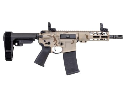PSA Custom 7.5" 5.56 NATO 1/7 Phosphate Pistol W/ PSA Custom Flatbow FCG - Desert Rock