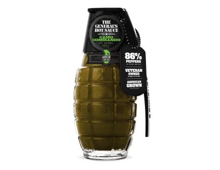 The General's Hot Sauce 6 oz, Camo Commando - 0311-067