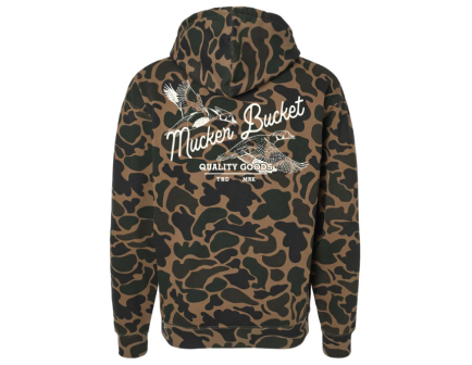 Mucker Bucket Wood Duck Camo Hoodie