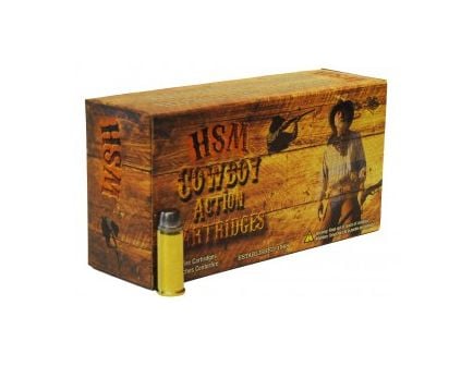 HSM 44-40 Winchester 200gr RNFP Ammunition New Manufacture Cowboy Action 50rds - HSM-44-40-1-N