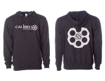 Caliber Coffee Hoodie, Black 