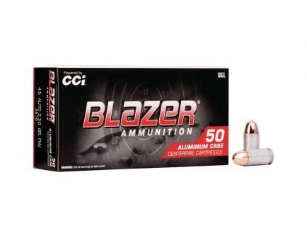 CCI Blazer .45 ACP 230 gr 100 Rounds Aluminum Cased Ammunition
