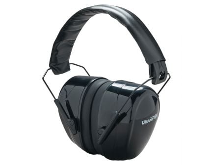 Champion 27 NRR Passive Muff Ear Protection, Black