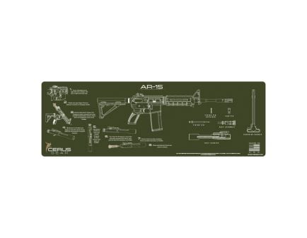 Cerus Gear ProMat 12" x 36" x 3 mm Instructional Mat, OD Green