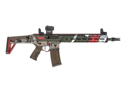 PSA Custom Jakl 14.5" Rifle W/ Knurled CH, BCG, ASR, Flat FCG, Holosun Micro Sight Dot, Outlander