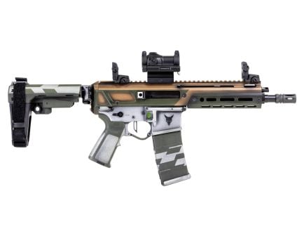 PSA Custom Jakl 8.5" 300 Blackout Pistol W/ PSA Custom Flatbow FCG, Romeo 7s Green Dot, Final Stand