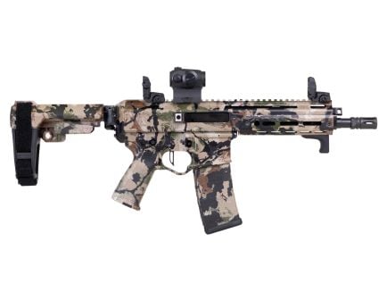 PSA Custom Jakl 8.5 300BO Nitride Pistol W/ Flatbow FCG, Magpul Mbus Sights, Romeo 5, Wraith