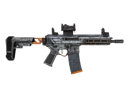 PSA Custom Jakl 8.5" 300 Blackout Pistol W/ PSA Custom Flat FCG, Romeo, Green Dot - Weathered Patina