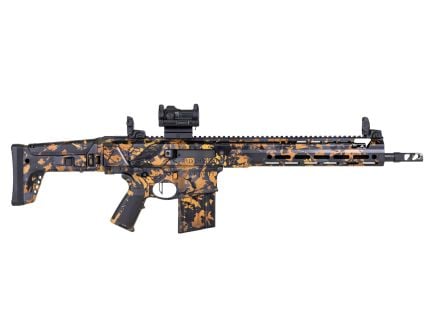 PSA Custom JAKL-10 14.5" Rifle Length .308 1:10 Nitride, Flat FCG, Mbus, F5 Stock, The Harvestman