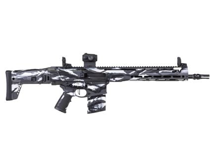 PSA Custom JAKL-10 14.5" Rifle .308 1:10 Nitride, Flat FCG, F5 Stock, Midnight Tiger Stripe Camo