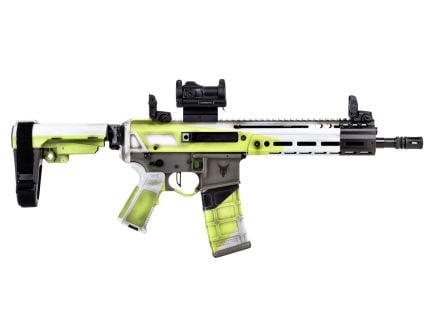 PSA Custom Jakl 10.5" 5.56 NATO 1/7 W/ PSA Custom Flatbow FCG, Romeo 7s Green Dot, Night Vision