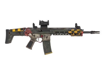 PSA Custom Jakl Rifle 13.7" 5.56 NATO 1:7 W/Knurled CH, BCG, PSA Custom Flatbow FCG, ROmeo 7 Red Dot - Outlander