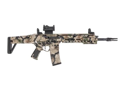 PSA Custom Jakl 13.7 5.56 Pin & Welded Rifle W/ PSA Custom Flatbow FCG, Romeo 7s Reddot, Partial Picatinny Lower Hand Guard - Wraith