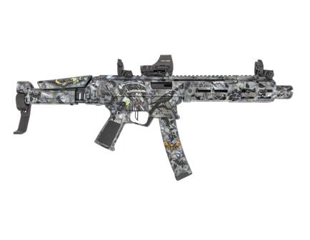 PSA Custom 9mm Jakl 6.5" SD Pistol W/ Flatbow FCG, Mbus Sights, Holosun HS510C -Plague Doctor