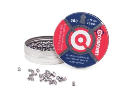 Crosman .177 Caliber Pointed Airgun Pellet, 7.40 gr 500rds