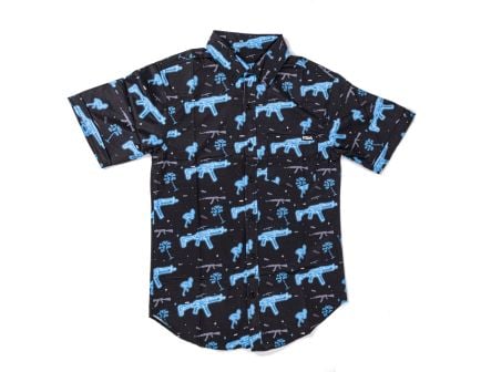 PSA Custom Hawaiian Shirt, Blue