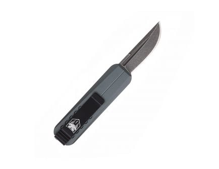 CobraTec California 1.75" Plain OTF Knife, Gray