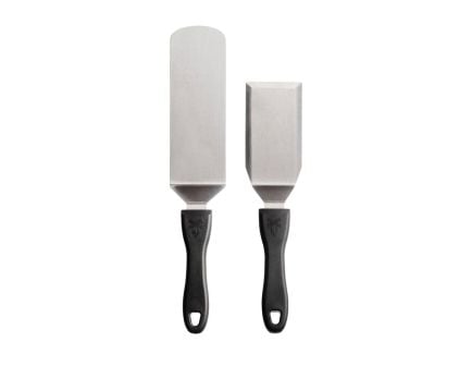 Camp Chef Stainless Steel 2-Piece Professional Spatula Set, Silver
