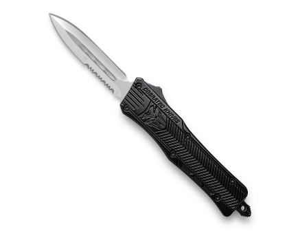 CobraTec Small CTK-1 BLK Dagger 1 Side Serr- SBCTK-1SDAG1SS