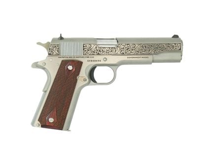 Colt Government Filigree .45 ACP 5" 8rds, Stainless